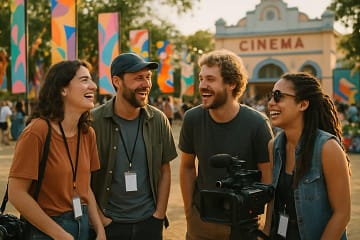 American West Film Fest audience seated in a small regional cinema